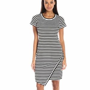 Calvin Klein Short Sleeve Stripe Dress/Flattering